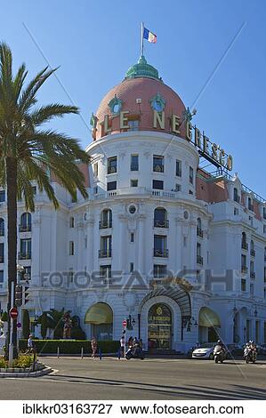 Stock Photo - "Le Negresco Hotel, Nice, French Riviera, Alpes-Maritimes, Provence-Alpes-Cote d? ÇÖAzur, France, Europe". Fotosearch