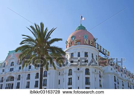 Stock Photo - "Le Negresco Hotel, Nice, French Riviera, Alpes-Maritimes, Provence-Alpes-Cote d? ÇÖAzur, France, Europe". Fotosearch