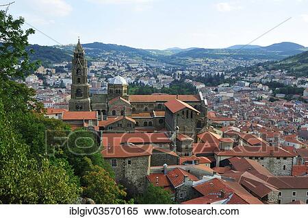 "Le Puy Cathedral, Cathedrale Notre-Dame du Puy, UNESCO World Heritage Site, Le Puy-en-Velay, Haute Loire, Auvergne, France, Europe" View Large Photo Image Stock Photography - "Le Puy Cathedral, Cathedrale Notre-Dame du Puy, UNESCO World Heritage Site, Le Puy-en-Velay, Haute Loire, Auvergne, France, Europe". Fotosearch