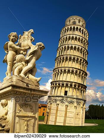 Stock Photo - "Leaning Tower of Pisa, Pizza del Miracoli, Pisa, Italy, Europe". Fotosearch