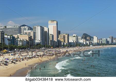 "Leblon beach, Rio de Janeiro, Rio de Janeiro State, Brazil, South America" View Large Photo Image Stock Photo - "Leblon beach, Rio de Janeiro, Rio de Janeiro State, Brazil, South America". Fotosearch