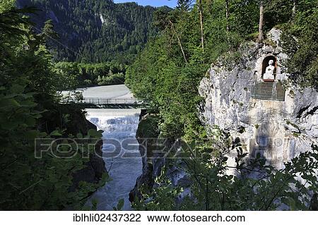 "Lech Falls, Lech River near Fussen, bust of King Maximilian II of Bavaria, Ostallgaeu, Allgaeu, Swabia, Bavaria, Germany, Europe, PublicGround, Europe" View Large Photo Image Stock Image - "Lech Falls, Lech River near Fussen, bust of King Maximilian II of Bavaria, Ostallgaeu, Allgaeu, Swabia, Bavaria, Germany, Europe, PublicGround, Europe". Fotosearch