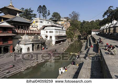 "Left Pashupathinath Temple, in front Ghat for royal cremations, river Bagmati, Pashupatinath, Kathmandu, UNESCO World Heritage Site, Nepal, Asia" View Large Photo Image Stock Photo - "Left Pashupathinath Temple, in front Ghat for royal cremations, river Bagmati, Pashupatinath, Kathmandu, UNESCO World Heritage Site, Nepal, Asia". Fotosearch