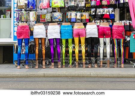 "Legs of mannequins standing in a row in front of a clothing store, Neuss, North Rhine-Westphalia, Germany, Europe" View Large Photo Image Stock Photo - "Legs of mannequins standing in a row in front of a clothing store, Neuss, North Rhine-Westphalia, Germany, Europe". Fotosearch