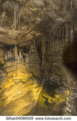Stock Photo - "Lehman Cave, stalactite cave, Great Basin National Park, Baker, Nevada, United States, North America". Fotosearch