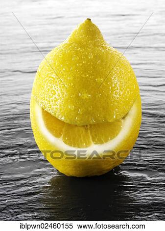 Lemon with a smiley face View Large Photo Image Stock Photography - Lemon with a smiley face. Fotosearch