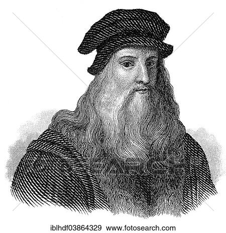 "Leonardo da Vinci, 1452 - 1519, Italian painter, sculptor, architect and engineer, historical portrait" View Large Photo Image Stock Photo - "Leonardo da Vinci, 1452 - 1519, Italian painter, sculptor, architect and engineer, historical portrait". Fotosearch