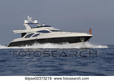 "Leonardo II, a cruiser built by Azimut, type of boat: Leonardo 98, length: 30. 15 m, built in 2004, French Riviera, France, Mediterranean Sea, Europe" View Large Photo Image Stock Photo - "Leonardo II, a cruiser built by Azimut, type of boat: Leonardo 98, length: 30. 15 m, built in 2004, French Riviera, France, Mediterranean Sea, Europe". Fotosearch