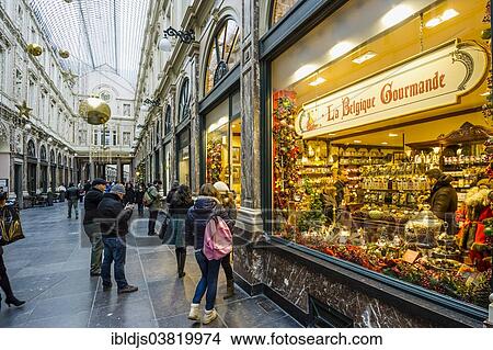 "Les Galeries Saint Hubert, Brussels, Belgium, Europe" View Large Photo Image Picture - "Les Galeries Saint Hubert, Brussels, Belgium, Europe". Fotosearch