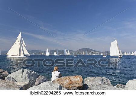 "Les Voiles de Saint-Tropez, sailboats, Saint-Tropez, France, Europe" View Large Photo Image Stock Photography - "Les Voiles de Saint-Tropez, sailboats, Saint-Tropez, France, Europe". Fotosearch