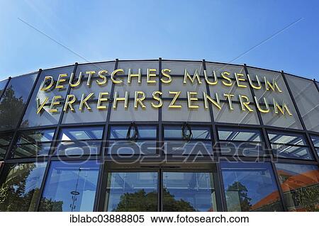 "Lettering, """"Deutsches Museum Verkehrszentrum"""", German Museum Transportation Centre, Munich, Upper Bavaria, Bavaria, Germany, Europe" View Large Photo Image Stock Photography - "Lettering, """"Deutsches Museum Verkehrszentrum"""", German Museum Transportation Centre, Munich, Upper Bavaria, Bavaria, Germany, Europe". Fotosearch