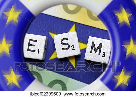 "Letters forming the term """"ESM"""", European Stability Mechanism" View Large Photo Image Stock Photo - "Letters forming the term """"ESM"""", European Stability Mechanism". Fotosearch