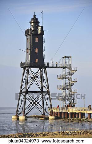 "Leuchtturm Obereversand Lighthouse, fishing port of Dorum-Neufeld, Lower Saxony, Germany, Europe" View Large Photo Image Stock Image - "Leuchtturm Obereversand Lighthouse, fishing port of Dorum-Neufeld, Lower Saxony, Germany, Europe". Fotosearch