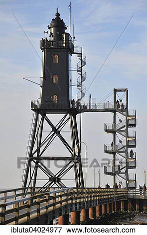 "Leuchtturm Obereversand Lighthouse, fishing port of Dorum-Neufeld, Lower Saxony, Germany, Europe" View Large Photo Image Stock Photo - "Leuchtturm Obereversand Lighthouse, fishing port of Dorum-Neufeld, Lower Saxony, Germany, Europe". Fotosearch