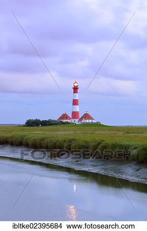 "Leuchtturm Westerheversand lighthouse, Westerhever, North Sea, North Frisia, Schleswig-Holstein, northern Germany, Germany, Europe" View Large Photo Image Picture - "Leuchtturm Westerheversand lighthouse, Westerhever, North Sea, North Frisia, Schleswig-Holstein, northern Germany, Germany, Europe". Fotosearch