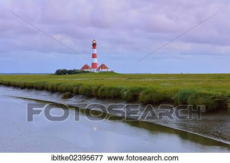 "Leuchtturm Westerheversand lighthouse, Westerhever, North Sea, North Frisia, Schleswig-Holstein, northern Germany, Germany, Europe" View Large Photo Image Stock Photo - "Leuchtturm Westerheversand lighthouse, Westerhever, North Sea, North Frisia, Schleswig-Holstein, northern Germany, Germany, Europe". Fotosearch