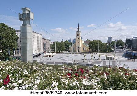 "Liberty Square, Tallinn, Harju County, Estonia, Europe" View Large Photo Image Stock Image - "Liberty Square, Tallinn, Harju County, Estonia, Europe". Fotosearch