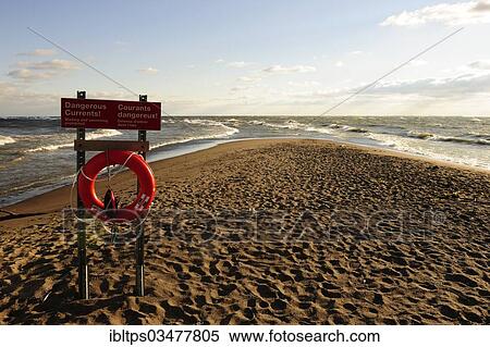 "Lifebuoy and warning sign on Canada's southernmost point on Lake Erie, Point Pelee Nationalpark, Lake Erie, Ontario Province, Canada, North America" View Large Photo Image Stock Photography - "Lifebuoy and warning sign on Canada's southernmost point on Lake Erie, Point Pelee Nationalpark, Lake Erie, Ontario Province, Canada, North America". Fotosearch