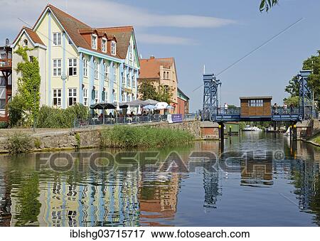 "Lift bridge, Plau am See, Mecklenburg-Western Pomerania, Germany, Europe" View Large Photo Image Stock Photo - "Lift bridge, Plau am See, Mecklenburg-Western Pomerania, Germany, Europe". Fotosearch
