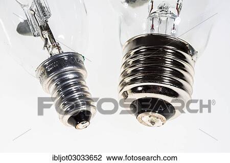 "Light bulbs, from left E14 and E27 screw-mount sizes" View Large Photo Image Stock Image - "Light bulbs, from left E14 and E27 screw-mount sizes". Fotosearch