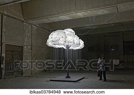 "Light sculpture made of light bulbs, in a factory building, """"Glow Eindhoven"""" light art festival, Eindhoven, North Brabant, Netherlands" View Large Photo Image Stock Photo - "Light sculpture made of light bulbs, in a factory building, """"Glow Eindhoven"""" light art festival, Eindhoven, North Brabant, Netherlands". Fotosearch