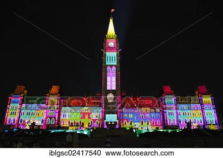 Light show on Parliament Hill, Ottawa, Ontario, Canada, North America View Large Photo Image Stock Image - Light show on Parliament Hill, Ottawa, Ontario, Canada, North America. Fotosearch