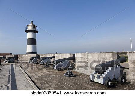 "Lighthouse and cannons, Southsea Castle, Southsea, Portsmouth, England, United Kingdom, Europe" View Large Photo Image Stock Image - "Lighthouse and cannons, Southsea Castle, Southsea, Portsmouth, England, United Kingdom, Europe". Fotosearch