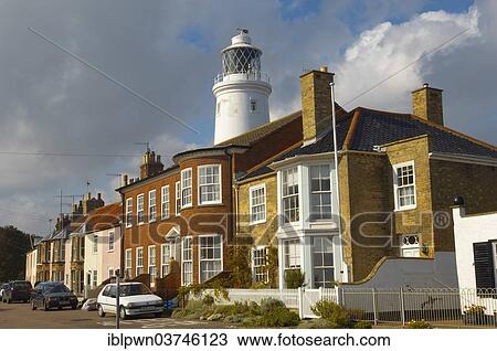 "Lighthouse and sea front houses, Southwold, Suffolk, United Kingdom, Europe" View Large Photo Image Stock Image - "Lighthouse and sea front houses, Southwold, Suffolk, United Kingdom, Europe". Fotosearch