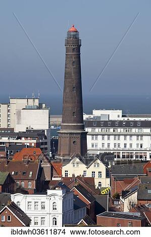 "Lighthouse Borkum Grosser Light or Borkum Neuer Light, Borkum, East Frisian Islands, East Frisia, Lower Saxony, Germany, Europe" View Large Photo Image Picture - "Lighthouse Borkum Grosser Light or Borkum Neuer Light, Borkum, East Frisian Islands, East Frisia, Lower Saxony, Germany, Europe". Fotosearch