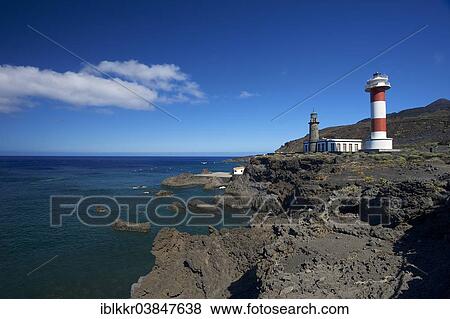 "Lighthouse, Faro de Fuencaliente, La Palma, Canary Islands, Spain, Europe" View Large Photo Image Stock Photo - "Lighthouse, Faro de Fuencaliente, La Palma, Canary Islands, Spain, Europe". Fotosearch