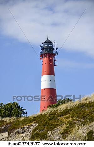 "Lighthouse, Hornum, Sylt, North Frisian Islands, Schleswig-Holstein, Germany, Europe" View Large Photo Image Stock Photo - "Lighthouse, Hornum, Sylt, North Frisian Islands, Schleswig-Holstein, Germany, Europe". Fotosearch