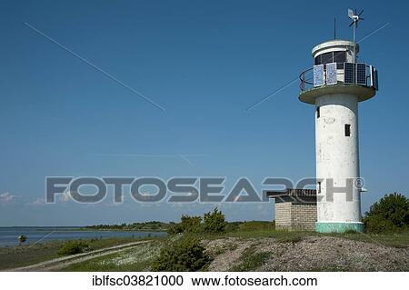 Stock Image - "Lighthouse, Kaugatoma, Saaremaa Island, Estonia, Baltic States, Europe". Fotosearch