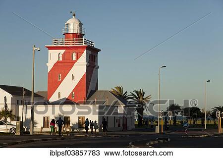 Stock Image - "Lighthouse of Green Point, Cape Town, Western Cape, South Africa, Africa". Fotosearch