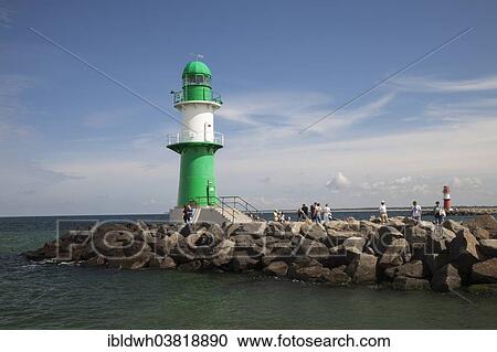 "Lighthouse on the western pier, Warnemunde, Rostock, Mecklenburg-Western Pomerania, Germany, Europe" View Large Photo Image Stock Image - "Lighthouse on the western pier, Warnemunde, Rostock, Mecklenburg-Western Pomerania, Germany, Europe". Fotosearch