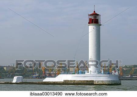 "Lighthouse, port of Odessa, Odessa, Odessa Oblast, Ukraine, Europe" View Large Photo Image Stock Image - "Lighthouse, port of Odessa, Odessa, Odessa Oblast, Ukraine, Europe". Fotosearch