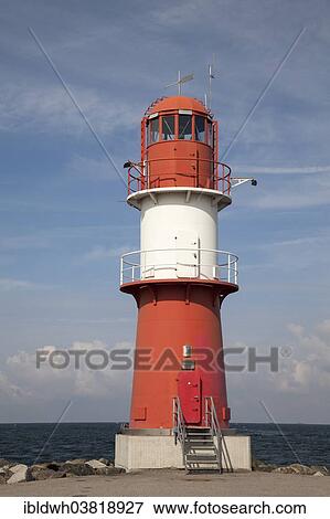 "Lighthouse, Warnemunde, Rostock, Mecklenburg-Vorpommern, Germany, Europe" View Large Photo Image Stock Photo - "Lighthouse, Warnemunde, Rostock, Mecklenburg-Vorpommern, Germany, Europe". Fotosearch