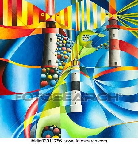 "Lighthouses of the North Sea coast, Sylt, acrylic painting, artist Gerhard Kraus, Kriftel, North Frisia, Schleswig-Holstein, Germany, Europe" View Large Photo Image Stock Photograph - "Lighthouses of the North Sea coast, Sylt, acrylic painting, artist Gerhard Kraus, Kriftel, North Frisia, Schleswig-Holstein, Germany, Europe". Fotosearch