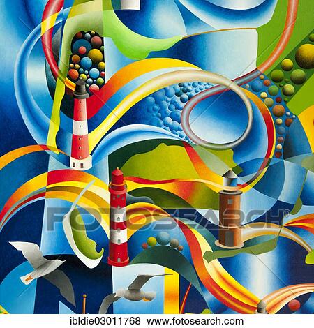 "Lighthouses of the North Sea, Sylt, Amrum, Hallig Langeness, acrylic painting, artist Gerhard Kraus, Kriftel, North Frisia, Schleswig-Holstein, Germany, Europe" View Large Photo Image Stock Photo - "Lighthouses of the North Sea, Sylt, Amrum, Hallig Langeness, acrylic painting, artist Gerhard Kraus, Kriftel, North Frisia, Schleswig-Holstein, Germany, Europe". Fotosearch