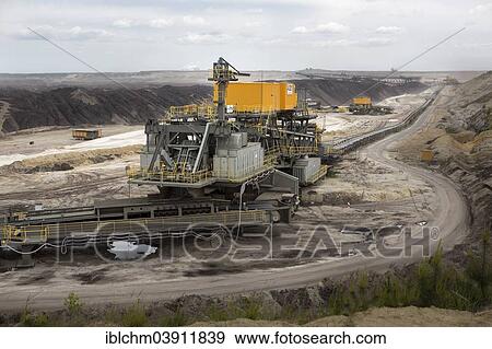 "Lignite mining, Welzow-Sud open pit, Welzow, Brandenburg, Germany, Europe" View Large Photo Image Stock Photo - "Lignite mining, Welzow-Sud open pit, Welzow, Brandenburg, Germany, Europe". Fotosearch