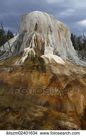 "Limestone terraces of Mammoth Hot Springs, Yellowstone National Park, Wyoming, USA, America" View Large Photo Image Picture - "Limestone terraces of Mammoth Hot Springs, Yellowstone National Park, Wyoming, USA, America". Fotosearch