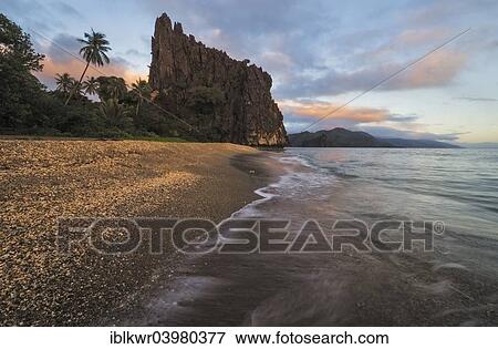 "Linderalique Rocks, Rocher du billet de 500, Hienghene, North Province, Grande Terre, New Caledonia, Oceania" View Large Photo Image Stock Photo - "Linderalique Rocks, Rocher du billet de 500, Hienghene, North Province, Grande Terre, New Caledonia, Oceania". Fotosearch