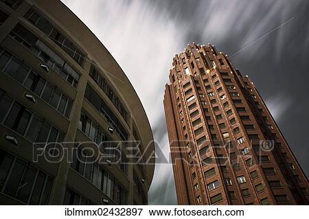 Stock Photo - "Lindner Hotel & Residence Main Plaza Hotel, Frankfurt am Main, Hesse, Germany, Europe, PublicGround, Europe". Fotosearch