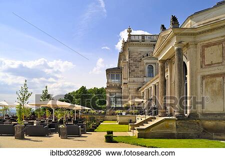 Stock Photograph - "Lingner Terrace at Lingner Palace, Dresden, Sachsen, Dresden, Saxony, Germany, Europe". Fotosearch