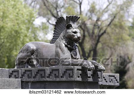 "Lion figure on the Monument to Cuauhtemoc, the last Aztec ruler, Mexico City, Federal District, Mexico, North America" View Large Photo Image Stock Image - "Lion figure on the Monument to Cuauhtemoc, the last Aztec ruler, Mexico City, Federal District, Mexico, North America". Fotosearch