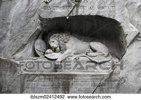 Lion Monument, Lucerne, Canton of Lucerne, Switzerland, Europe View Large Photo Image Stock Image - Lion Monument, Lucerne, Canton of Lucerne, Switzerland, Europe. Fotosearch