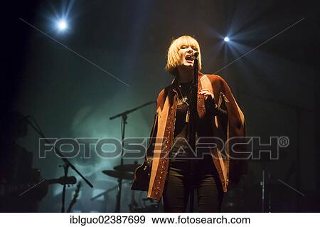 "Lisa Elle, singer and front woman of the British band """"Dark Horses"""" playing live at the Schueuer, Lucerne, Switzerland, Europe" View Large Photo Image Stock Photo - "Lisa Elle, singer and front woman of the British band """"Dark Horses"""" playing live at the Schueuer, Lucerne, Switzerland, Europe". Fotosearch