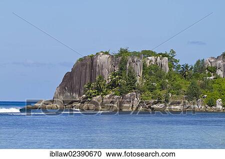 Stock Image - "L'Islette Island, Mahe, Seychelles, Africa, Indian Ocean, Africa". Fotosearch