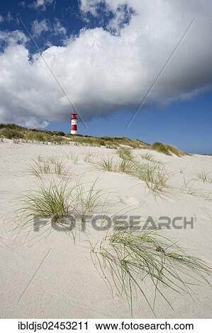 "List-Ost lighthouse, Ellenbogen, Sylt, Schleswig-Holstein, Germany, Europe" View Large Photo Image Stock Image - "List-Ost lighthouse, Ellenbogen, Sylt, Schleswig-Holstein, Germany, Europe". Fotosearch