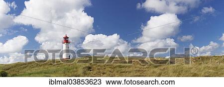 "List West Lighthouse at Ellenbogen, Sylt, North Frisia, Schleswig-Holstein, Germany, Europe" View Large Photo Image Stock Image - "List West Lighthouse at Ellenbogen, Sylt, North Frisia, Schleswig-Holstein, Germany, Europe". Fotosearch