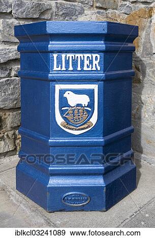 "Litter bin with the coat of arms of the Falkland Islands and the motto """"Desire the Right"""", Stanley, Ostfalkland, Falkland Islands, South America" View Large Photo Image Stock Photo - "Litter bin with the coat of arms of the Falkland Islands and the motto """"Desire the Right"""", Stanley, Ostfalkland, Falkland Islands, South America". Fotosearch